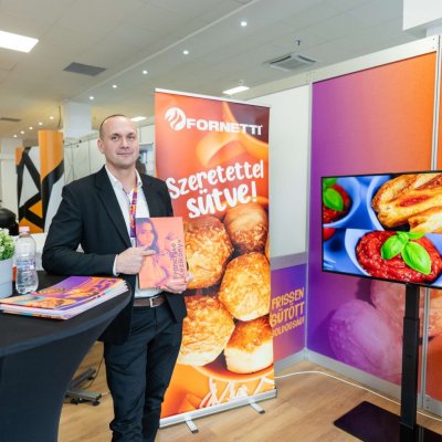 Ismét az egyik leglátogatottabb volt a Fornetti-stand a Franchise Expón