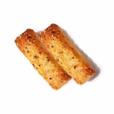 Salty-curd cheese snack