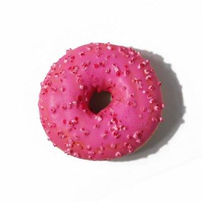 Raspberry dream donut